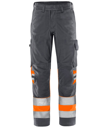 Green bukser kl.1. 2649 GPLU Hi-Vis orange/grå str C48 - 1