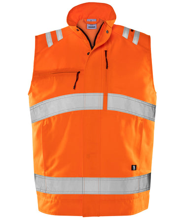 Green vest kl.2 5067 GPLU Hi-Vis orange str 5XL - 1