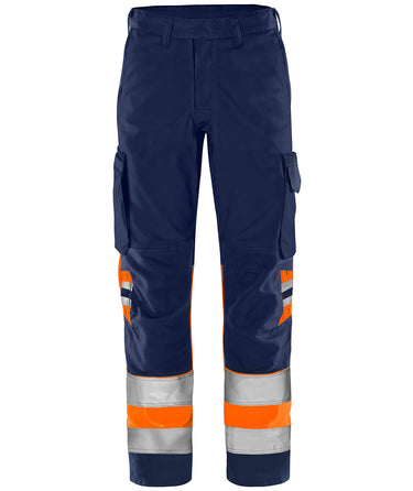Green bukser kl.1 2668 GPLU Hi-Vis orange/marine str C56 - 1
