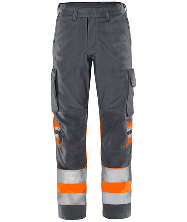 Green bukser kl.1 2668 GPLU Hi-Vis orange/grå str C44 - 1
