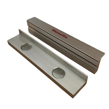 Alu. beskyttelseskæber 140 mm riflet med neodymium magneter - 1