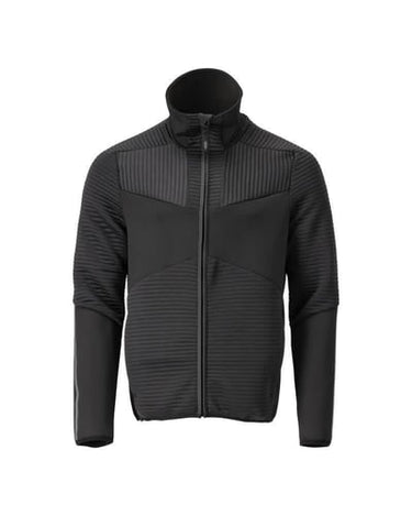 Mascot Customized Fleecetrøje med lynlås 22503 sort str 2XL - 1
