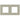 Ramme 2-modul Pure champagne - 1