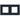 Ramme 2-modul Pure alu black - 1