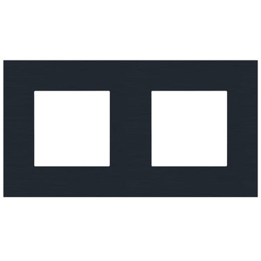 Ramme 2-modul Pure alu black - 1