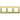 Ramme 3-modul Pure alu gold - 1