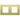 Ramme 2-modul Pure alu gold - 1