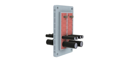 Brattberg Tavlekit RFCS 24/24 åbenbar dobbelramme RFCS002424 - 24x Cable/pipe range Ø 2.5-16.0 (mm) - 1