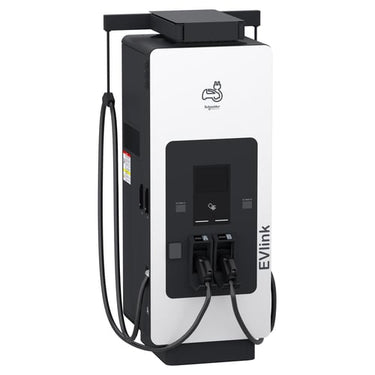 EVlink Pro DC lynladestation 180 kW CCS2 dobbelt stik 3,6 m kabel kabelstyring og kortlæser - 1