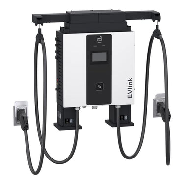 EVlink Pro DC hurtiglader 60 kW ladeboks CCS2 dobbelt stik 3,6 m kabel med kabelstyring - 1
