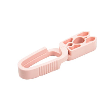 Pinza kraftig plastklemme rosa 50 stk. i pose - 1