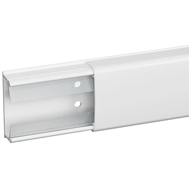 OptiLine Minikanal 18x45mm 1 Rum PVC Polarhvid Med indbygget kabelholder - 1