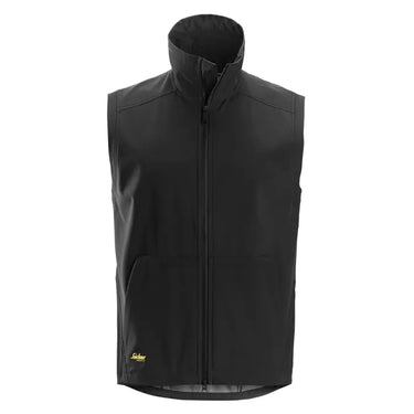 Snickers AllroundWork vindtæt softshellvest str XL sort kort - 1