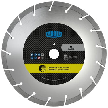 Diamant tørskæreskive Basic 125X2,0X22,23 Universal - 1