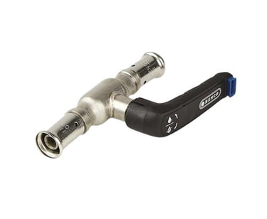 Henco kuglehane pres/pres med håndtag 20 mm rustfrit stål - 1