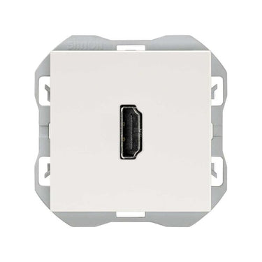Simon 270 HDMI 2.0 udtag F-F mat hvid - 1