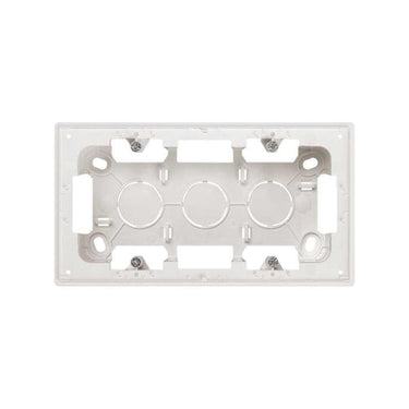 Simon 270 udvendig underlag 2 modul mat hvid - 1