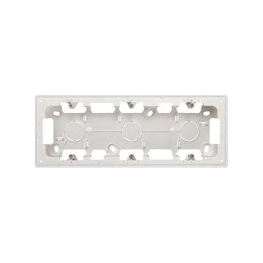 Simon 270 udvendig underlag 3 modul mat hvid - 1