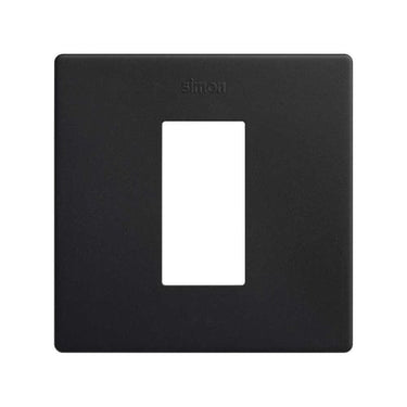 Simon 270 minima ramme 1 modul mat sort - 1