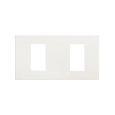 Simon 270 minima ramme 2 modul mat hvid - 1