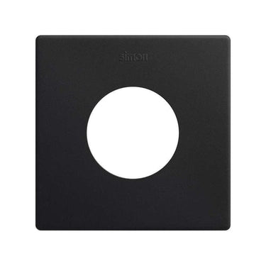 Simon 270 minima ramme til clean stikkontakt 1 modul mat sort - 1