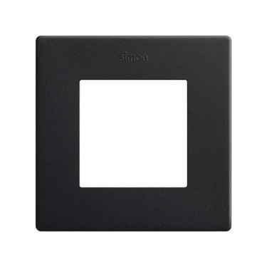 Simon 270 Icon ramme 1 modul til IP44 mat sort - 1