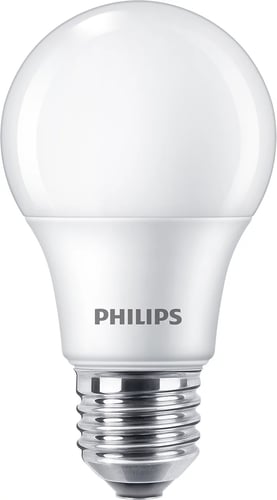 Philips LED Standard 8W (60W) A60 E27 827 Mat 12-pak - 1