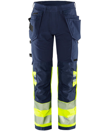 Green stretchbukser kl.2 2645 Hi-Vis gul/marine str C62 - 1