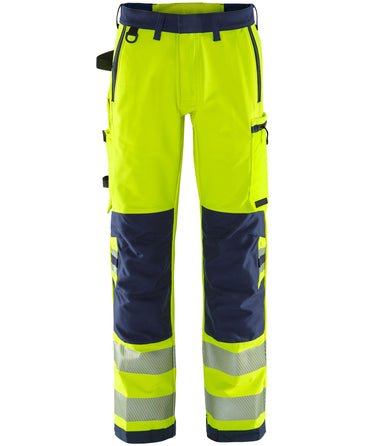 Green stretchbukser kl.2 2645 Hi-Vis gul/marine str D112 - 1