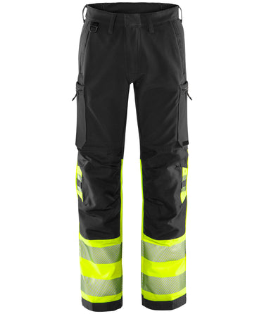Green stretchbukser kl.1 2647 GS Hi-Vis gul/sort str C50 - 1
