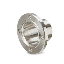 Nut flange lang (NF) m/O-ring spor 316L 25bar DN25-29x1,5mm - 1
