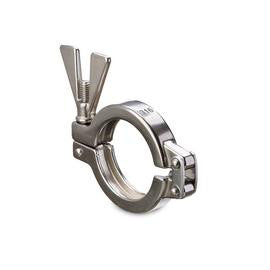 Clampring 13EU 316L m/vingemøtrik DN25 21,3-41mm - 1
