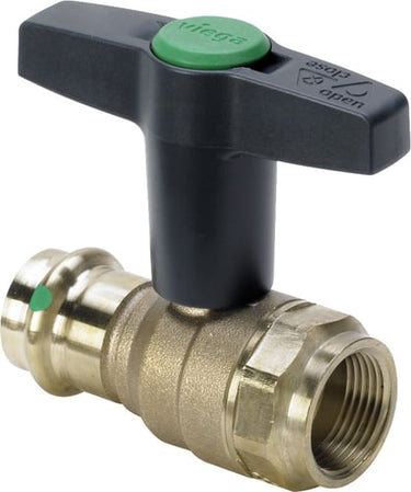 Easytop kuglehane 18 mm x 1/2" rødgods - 1