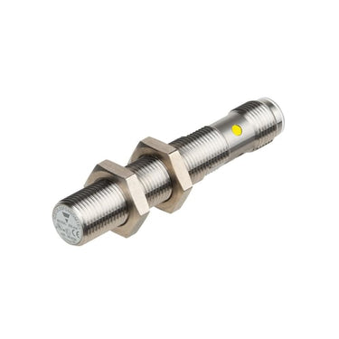 Induktivaflaster PNP NO M12 SN:4MM M12-STIK 8-60VDC E1 FLUSH RUSTFRI STÅLHUS - 1