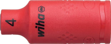 Wiha Udv. Sekskant top 1/4" VDE 1000V 4mm - 1