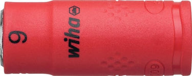 Wiha Udv. Sekskant top 1/4" VDE 1000V 9mm - 1