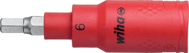 Wiha Indv. Sekskant top 3/8" VDE 1000V 6mm - 1