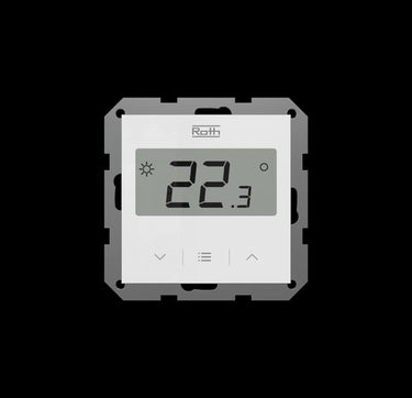 Roth Touchline® SL rumtermostat til indbygning 230V hvid - 1