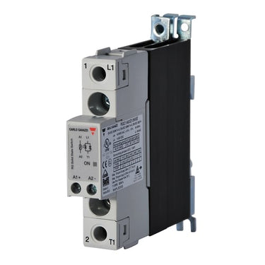 Solid state-relæ 1pol 42-660vac 1200vp 25aac din 17,8x110x99 zero cross switch styrespænding 3-32vdc - 1