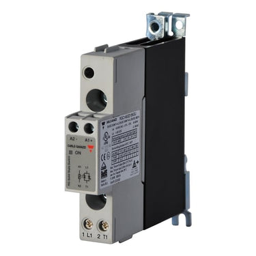 Solid state-relæ 1pol 42-660vac 1200vp 25aac din 17,8x110x99 zero cross switch styrespænding 3-32vdc skrueterminaler - 1