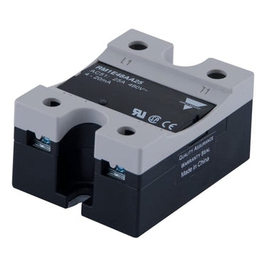Solid state-relæ 1pol 480VAC 1200vp 50AAC panel 45x58x29 hockey puck 1-faset proportional/faseforskyd. regulering styrestrøm 4-20madc - 1