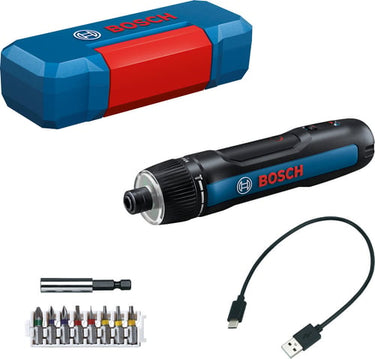 Blå Bosch 3,6V 8XTB Lader case Skruetrækker - 1