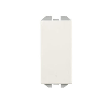 Simon 270 smal 1-polet afbryder 10A mat hvid - 1