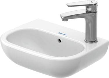 Duravit D-Code håndvask 360mm m/hanehul venstre - 1