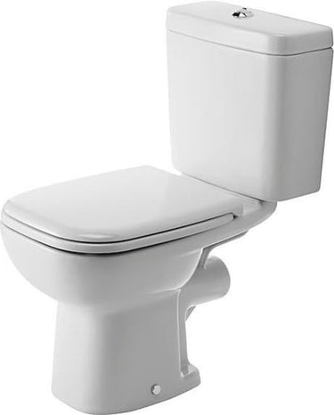 Duravit D-Code toilet 650mm hvid højglans p-lås - 1