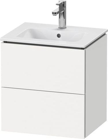 Duravit L-Cube vægmonteret vaskeskab 520x421mm mat hvid - 1