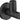 Duravit Stopventil, sort mat - 1