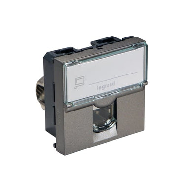 Arteor dataudtag cat 6 STP 2 modul magnesium - 1
