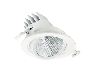 Philips LuxSpace Accent Downlight uden sensor RS781B 3900lm/830 Ø125 24° Hvid Kipbar Interact Ready - 1