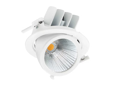 Philips LuxSpace Accent Downlight uden sensor RS782B 3900lm/830 Ø125 24° Hvid Kipbar Interact Ready - 1